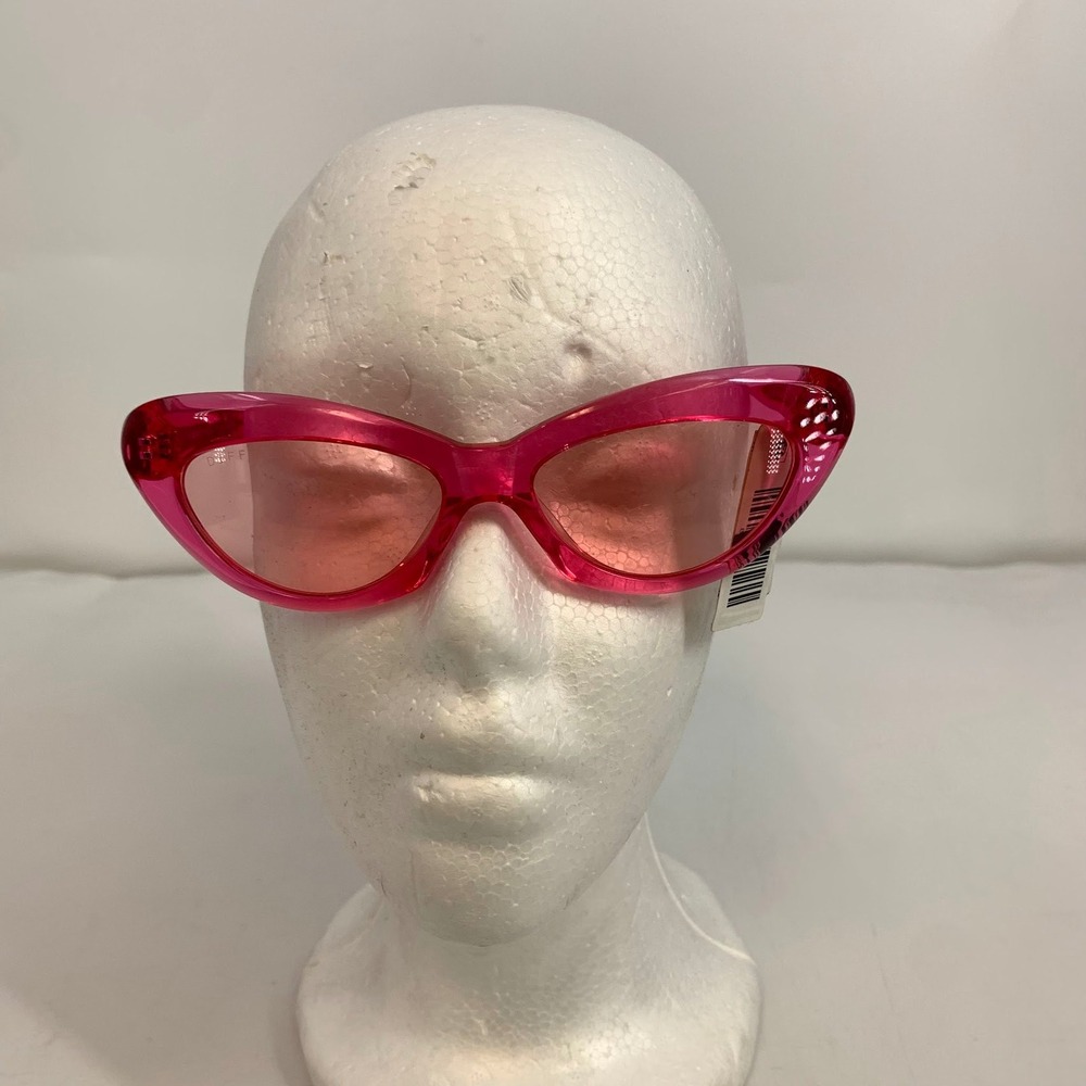 DIFF Eyewear Sunglasses CLEO CP PN70 Pink Designer Frames Fashion